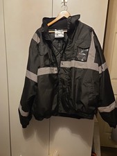 safety jacket reflective waterproof With Hood In Collar