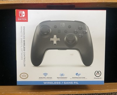 Nitendo PowerA Enhanced Wireless Controller  Switch Black