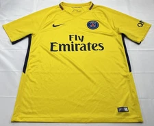 NIKE PARIS SAINT-GERMAIN 2017 2018 AWAY SHIRT PSG FOOTBALL JERSEY SIZE LARGE