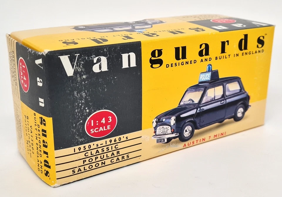 Vanguards 1/43 Austin 7 Mini Birmingham Police Diecast Scale Model Car - Image 2 of 4