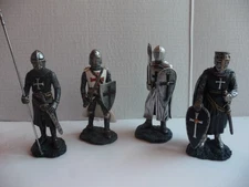 4 Vintage Knights / Crusaders Sword & Pike