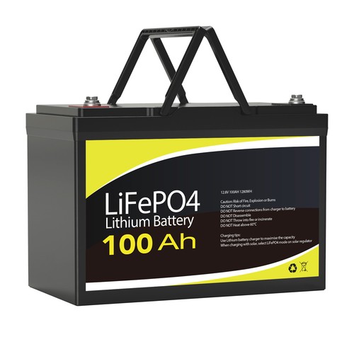 12v 100Ah Lithium LiFePO4 Battery Iron Phosphate RV Camping 4WD 2yr warranty