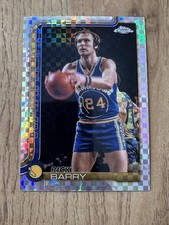 2025-26 Topps Chrome Rick Barry Legends X-Fractor #249 Warriors