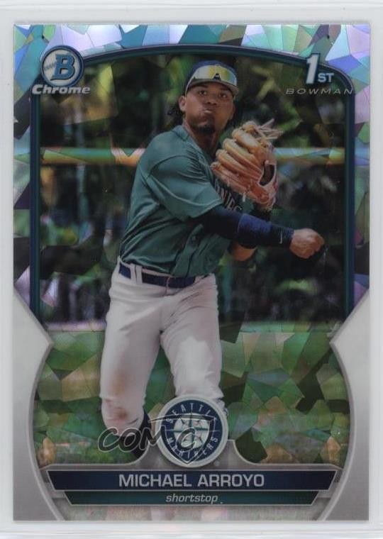 2023 Bowman Chrome Prospects Atomic Refractor Michael Arroyo #BCP-63 0p10