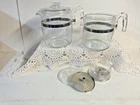 VTG Pyrex Clear Glass Coffee Percolator - Parts Only - READ