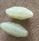 Antique Chinese Jade BEADS~  Hand Carved ~TWO!!! — photo 10