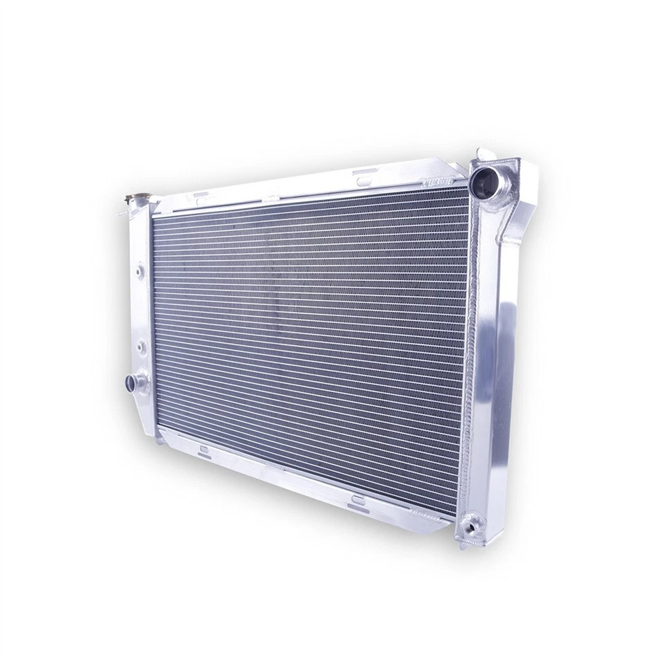 For 1971-1973 Ford Mustang Fairlane Torino LTD Cougar V8 Aluminum 3 Row Radiator Foto 4 de 4