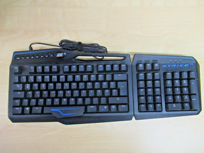 Mad Catz S.T.R.I.K.E STRIKE TE Gaming Tastatur QWERTZ LED Wackler