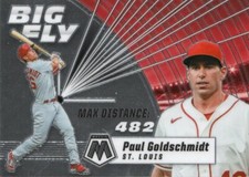 NM- 2021 Panini Mosaic BF12  Paul Goldschmidt  Big Fly Cardinals Card