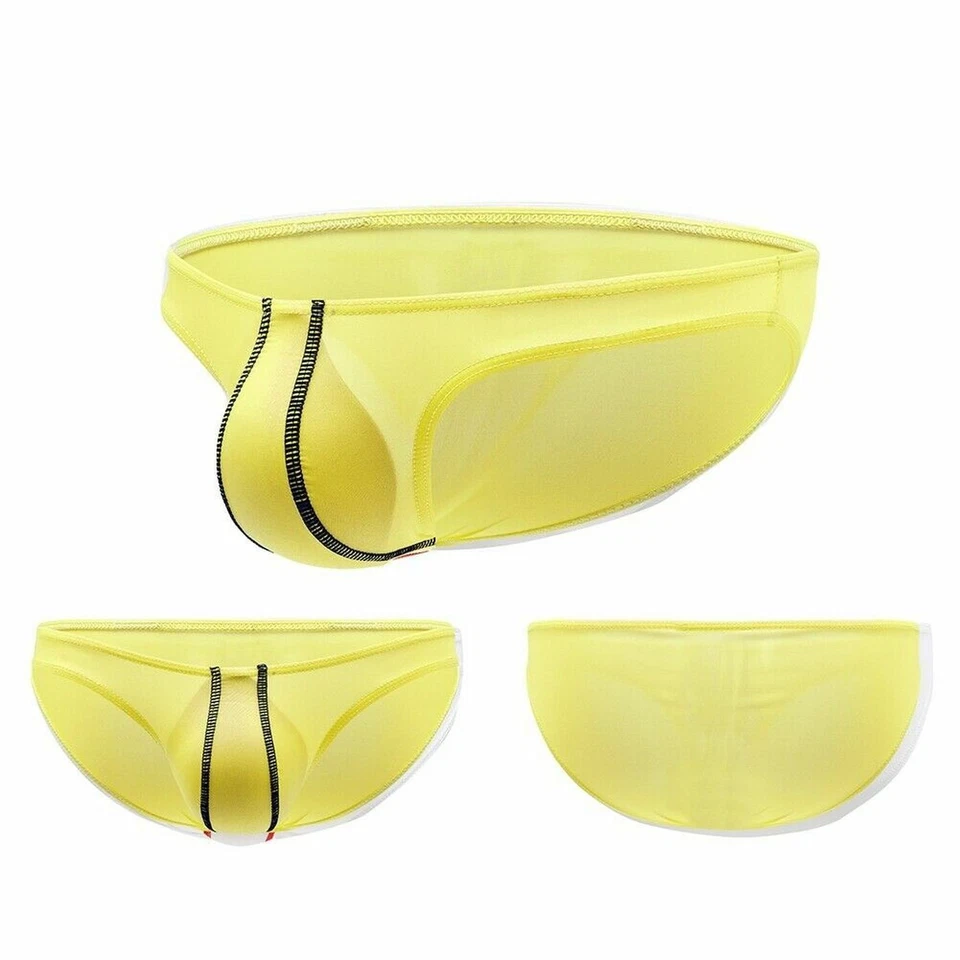 81-415 Wunderschöner Herren Slip aus Eis Seide String Rio Briefs in S bis 2XL - Bild 2 von 4