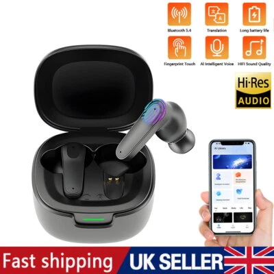 144 Languages Smart Translate Earbuds Real Time Voice Translator Device Support