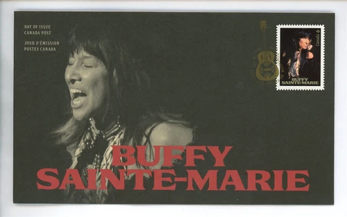 Postal History Canada #3314 FDC Buffy Saint-Marie Music 2021 Regina SK
