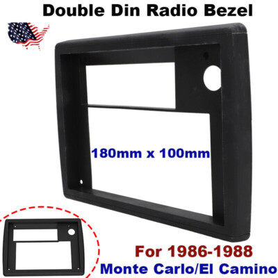 Double Din Dash Radio Bezel Bracket Mount For 1986 - 1988 Monte Carlo El Camino
