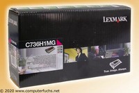 Lexmark Tonerkassette Magenta FüR C736 X736 X738 10.000 Seiten C736H1MG °