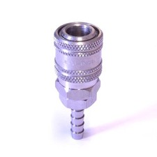 STAINLESS STEEL Quick Connect Coupler 1/4" Hose Barb Air Hose Fittings USA