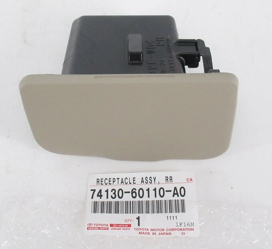 Genuine OEM Toyota Lexus 74130-60110-A0 Passenger Rear Ashtray 