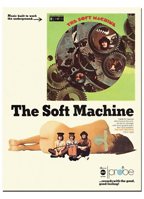 THE SOFT MACHINE - Debut LP - Promo Poster - A1 Poster - Psych
