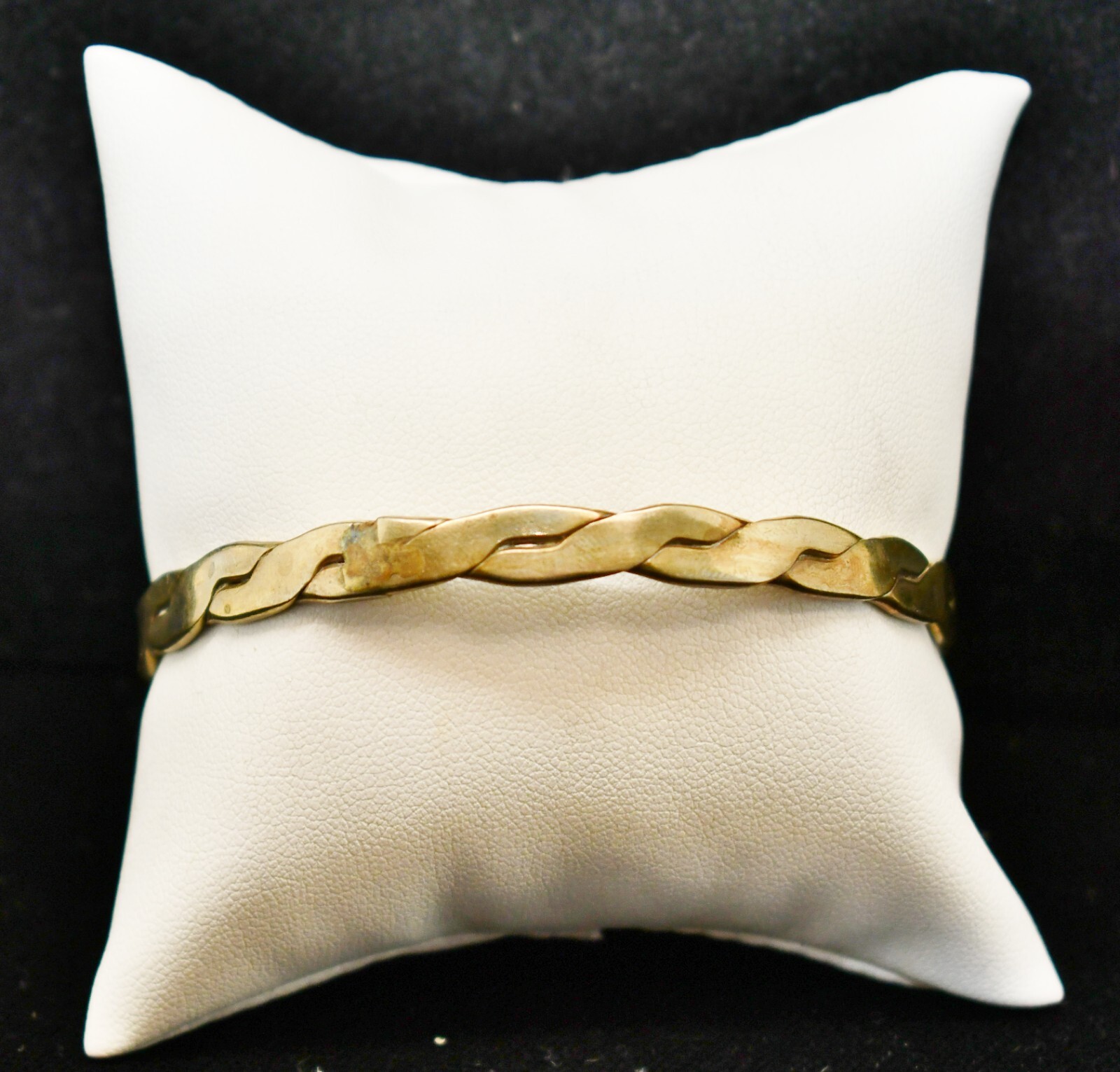 Sterling Silver Simple Overlapping Design Bracele… - image 1