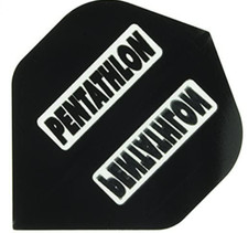 PENTATHLON BLACK Standard Flights - 100 Micron - 5 sets 15 flights w/tracking