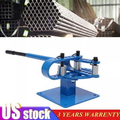 Premium Pipe Tube Bender 1''-3'' Inch Manual Tube Bender & 7 Dies Tubing Metal