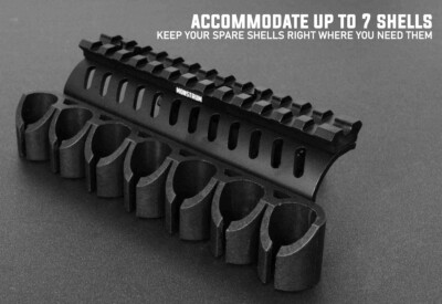 Mossberg 590 Shockwave 20 Gauge Shell Holder w/ Picatinny Rail
