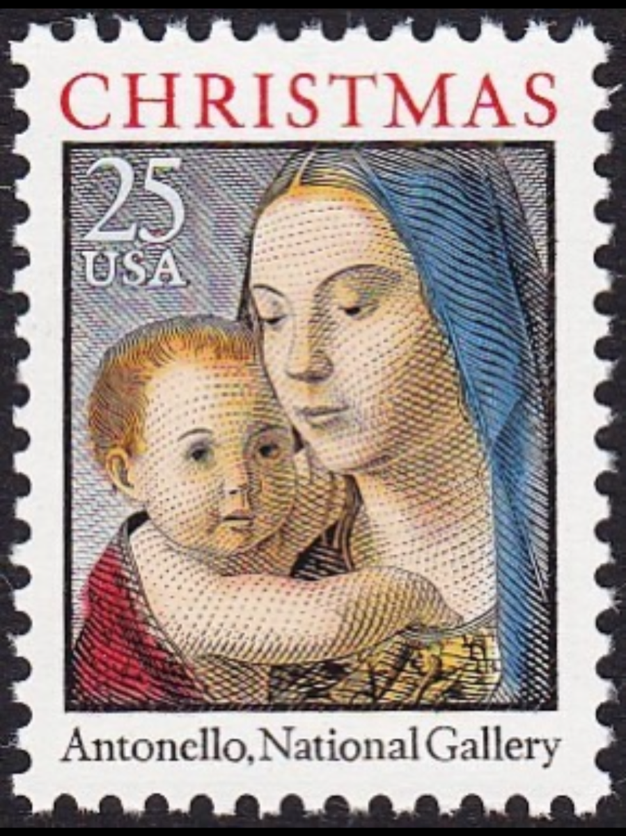 US #2514 MNH 1990 Madonna Child Antonella | eBay
