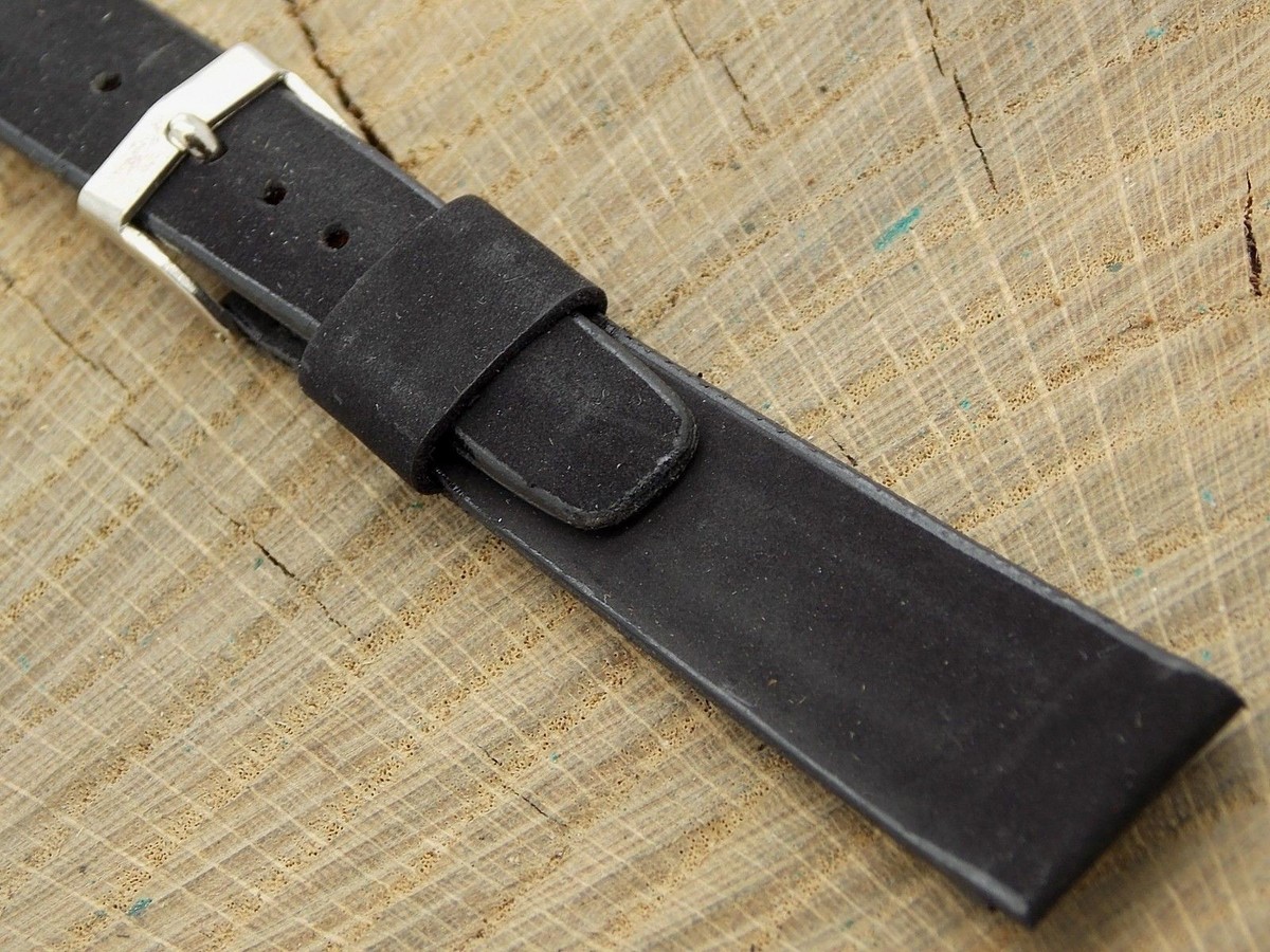 Benrus Black Leather Watch Strap Watch Review: Benrus Type II | aBlogtoWatch main image 2