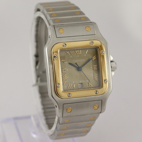 Cartier Santos Gold Women's Watch - 1566 for sale online | eBay