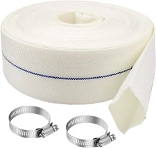 2IN X 165FT Pool Backwash Hose Heavy Duty Drain Discharge Hose Layflat Garden Ho