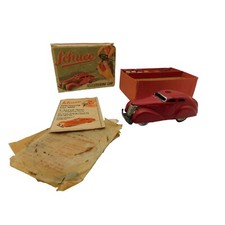 Antique Schuco Telesteering Wind-Up Car 3000 w/ Box  Instructions NOT WORKING 