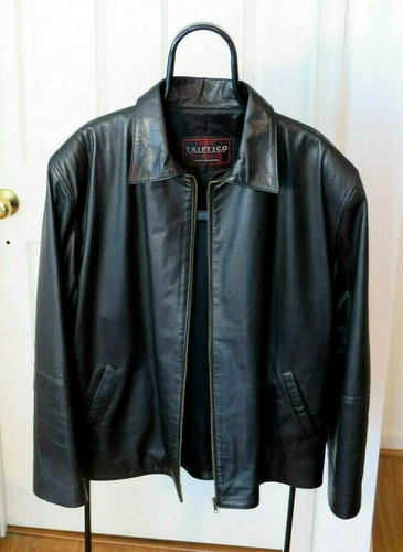 Mens' Leather Jacket Triptico Argentinian Argentina  premium fine fino Cuero - product listing photo