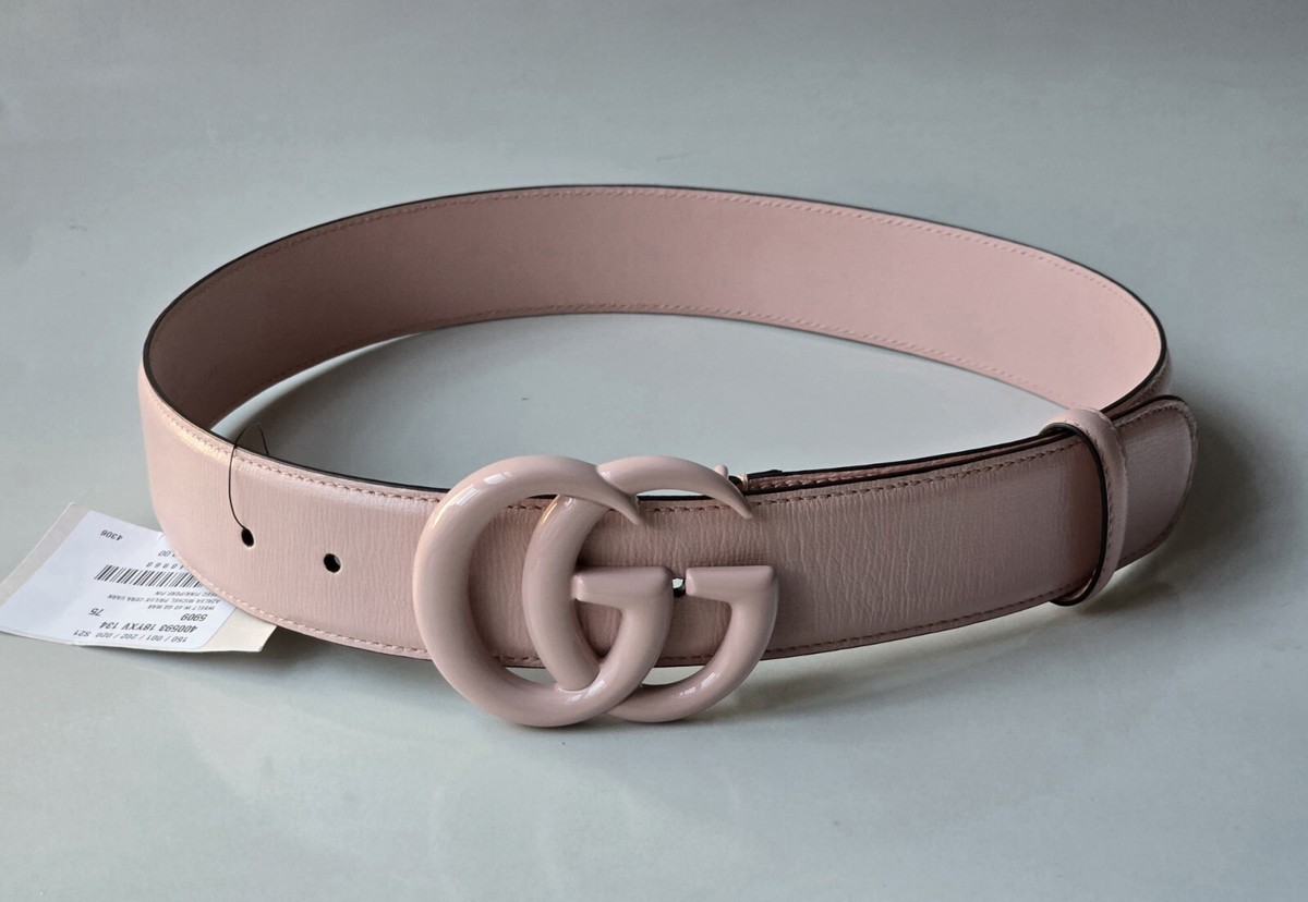 Givenchy GV3 beige pink belt 2cm size 90.  Made in Italy.  100%goat Second Hand Givenchy GV3 Bags | Collector Square main image 3