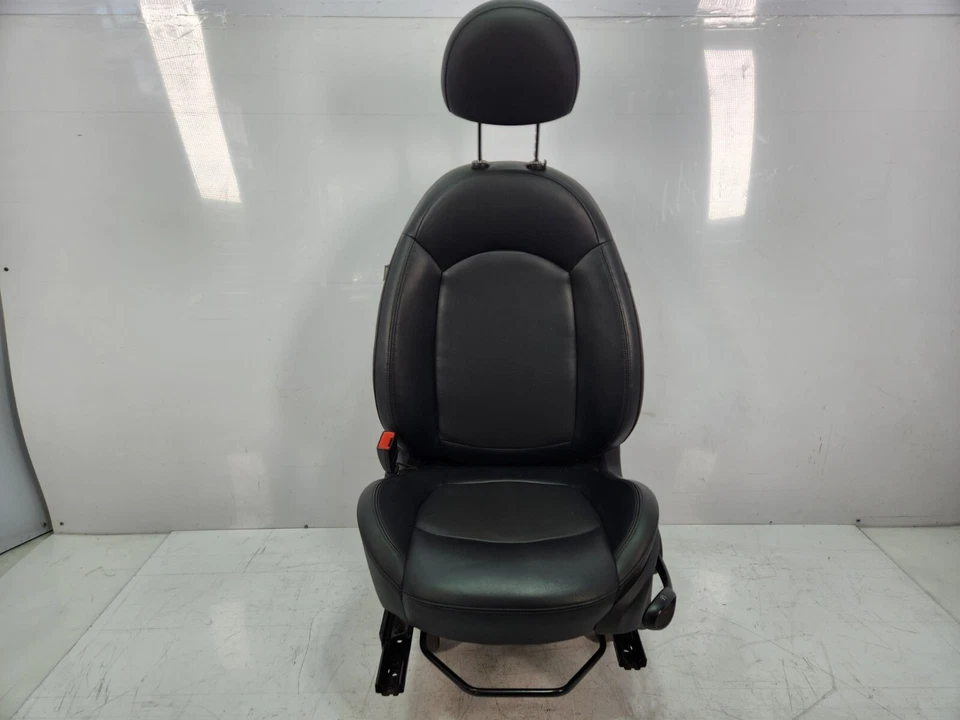 ✅ Asiento del conductor delantero izquierdo Mini Cooper R61 13-16 OEM cuero sintético conjunto negro NOTA* Foto 4 de 4