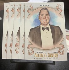 5 X 2021 Topps Allen and Ginter #297 Ben Soffer Lot SP 🔥