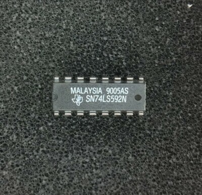 SN74LS592N TI 74LS592N IC BIN CNTR W/INPUT-REG 16-PDIP 2 PIECES