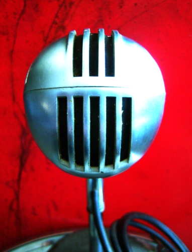 Vintage RARE 1950s Astatic DR-10 crystal microphone w period Atlas DS-5 stand - Picture 7 of 16