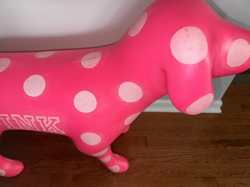 Victoria’s Secret PINK Large Life Size Dog Display Polka Dot Mannequin - Picture 3 of 12