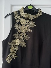 ladies black evening dress size 12 - Pretty Little Thing BNWT