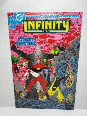 The Infinity Inc. Comic Book (Issue #20) Crisis On Infinitors Earth (Copper Age)