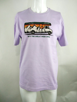 Life is Good Men Short Sleeve Crusher Tee Great Wide Open Purple Medium 80718