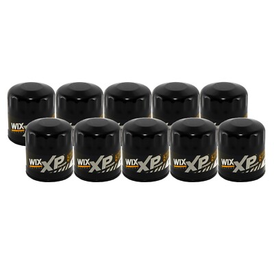 Wix XP Set of 10 Engine Motor Oil Filters For Caddy Chevy GMC Hummer Saab StdAsp