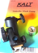 KALT Heavy Duty All Metal FLASH ADAPTER FOR UMBRELLA  NPUBC. NEW 