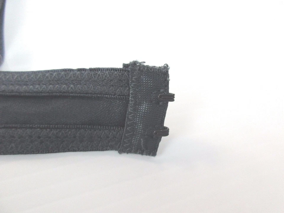 *SIN MARCA* SUJETADOR MUJER TALLA 36B GRIS OSCURO ENCAJE PUSH UP CON AROS CIERRE TRASERO  Foto 4 de 4