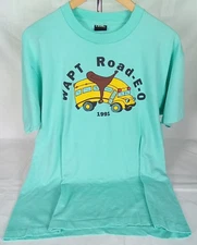 Wapt Road E-0 Print 1991 Logo XL Shirt Made USA