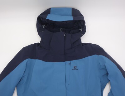 Size Large - Salomon Ice Rocket Ski Jacket Women's Lyons Blue | eBay