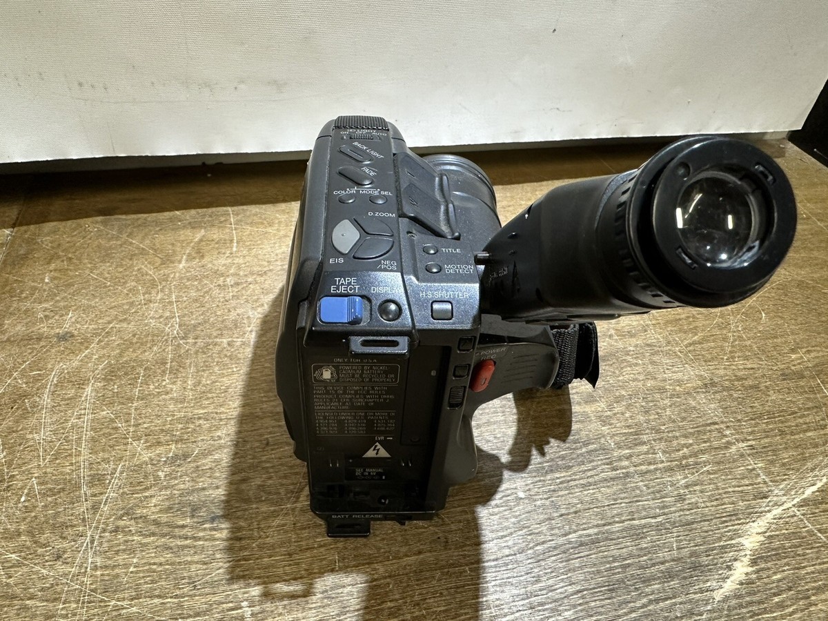 VINTAGE PANASONIC VHSC PALMCORDER PV-D326 WORKS NO ADAPTER OR