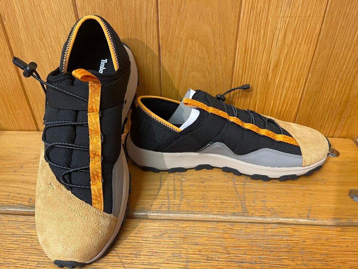 TIMBERLAND MEN'S WINSOR TRAIL SLIP ON WHEAT SUEDE W BLACK
