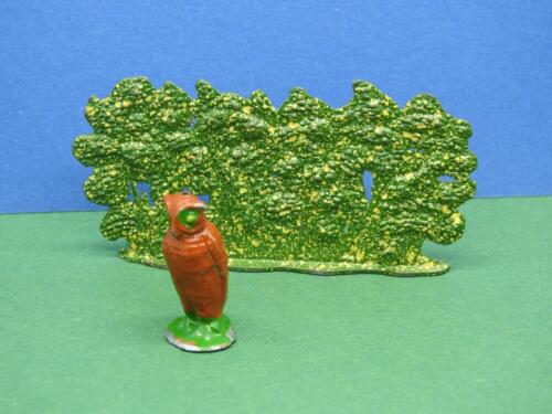 JOHILLCO VINTAGE 1950s LEAD FARM GARDEN SERIES BROWN OWL AND TIMPO HEDGE - Picture 4 of 6