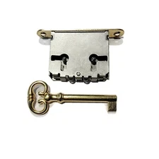 Full Mortise Steel DOOR or DRAWER LOCK offers 3-Way Mounting