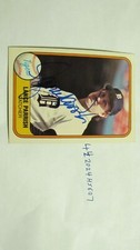 1981 Fleer Lance Parrish Signed Baseball Card